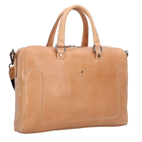 Harold's Caugio Briefcase Leather 41 cm Laptop compartment
