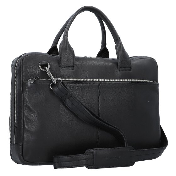 Plevier Vintage Larry Briefcase Leather 40 cm Laptop compartment