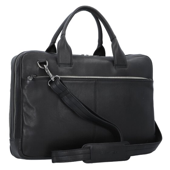 Plevier Vintage Larry Briefcase Leather 40 cm Laptop compartment
