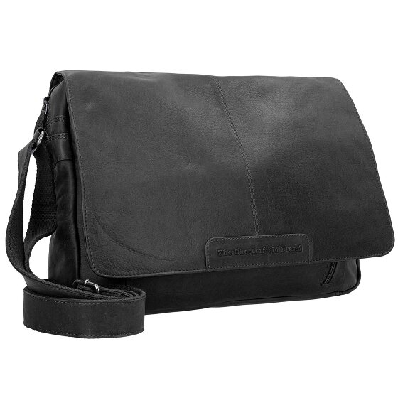 The Chesterfield Brand Wax Pull Up Messenger Leather 40 cm Laptop compartment