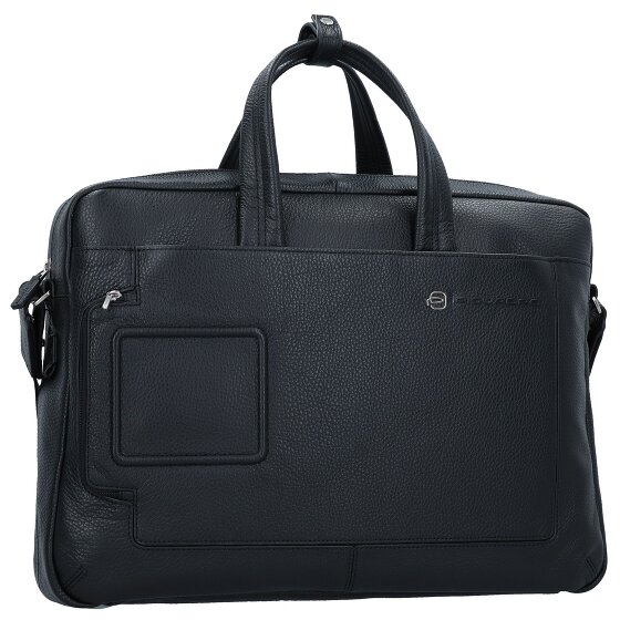Piquadro Briefcase leather 44 cm laptop compartment