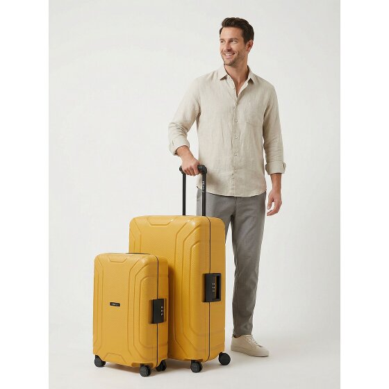 Redolz Essentials 15 4-wheel 15 Suitcase set S+L with Three-Point Lock