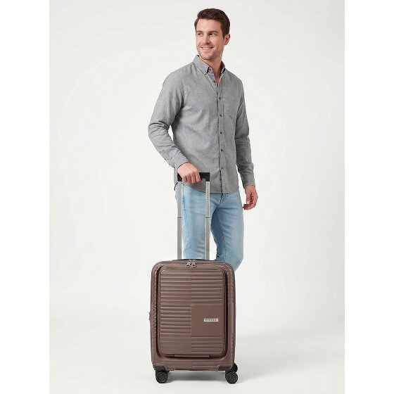 Redolz Essentials 17 2.0 4 wheels Cabin suitcase 55 cm Laptop compartment Expandable
