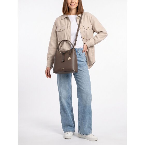 L.Credi Ebony Bucket bag 28 cm
