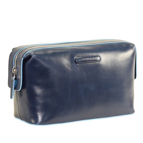 Piquadro Blue Square Toilet bag Leather 23 cm