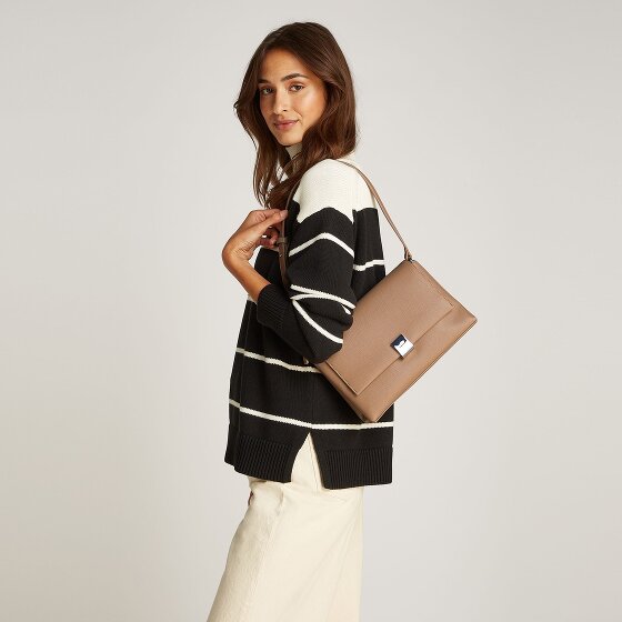 Calvin Klein CK Plaque Shoulder Bag 28 cm