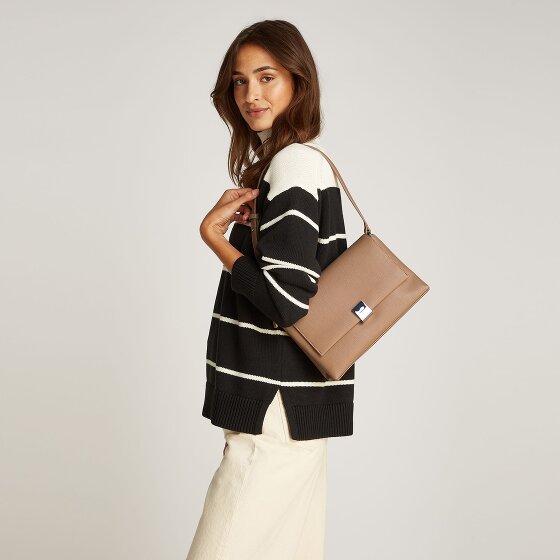 Calvin Klein CK Plaque Shoulder Bag 28 cm