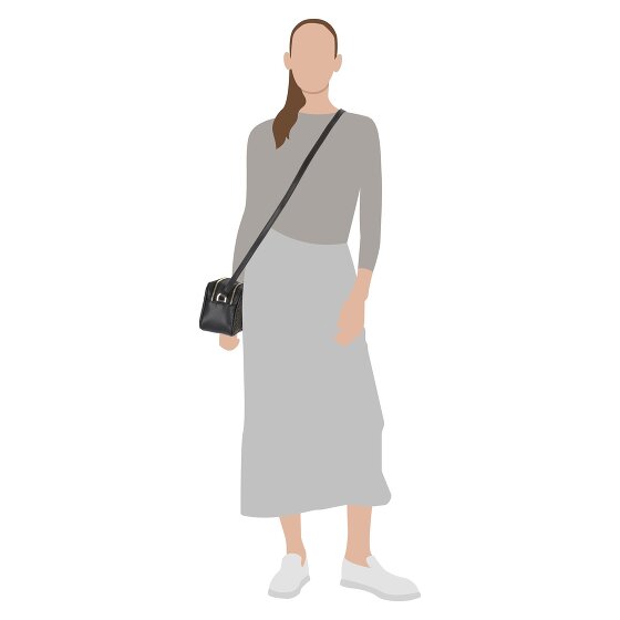 Patrizia Pepe Straw Shoulder bag 22 cm