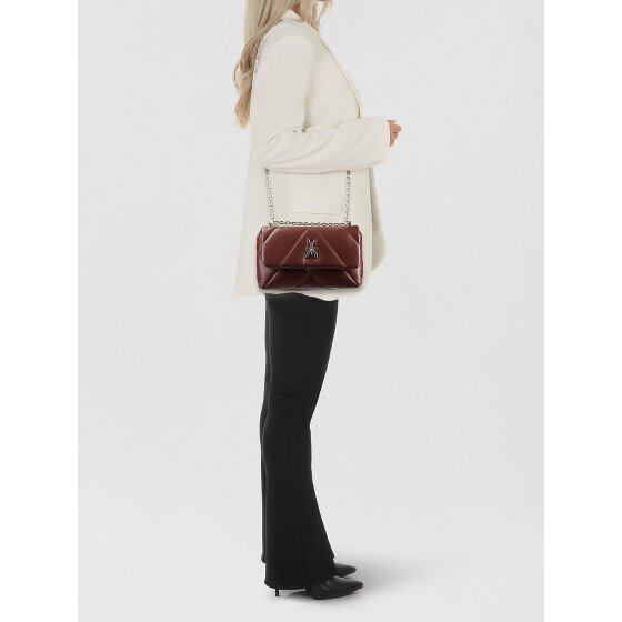 Patrizia Pepe Fly Padded shoulder bag leather 25 cm