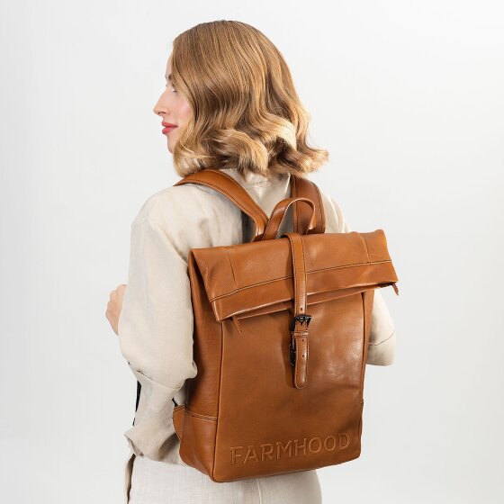Farmhood Memphis Daypack Leather 41 cm Laptop compartment