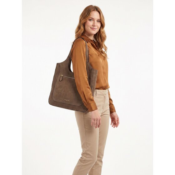 The Bridge Luce Soft Shoulder Bag Genuine Leather 37 cm