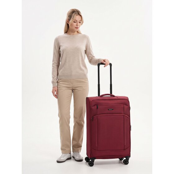 d&n Travel Line 9804 4 wheels Trolley L 78 cm Expandable