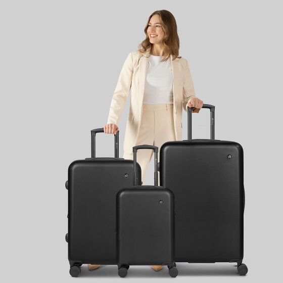 Bugatti Valencia 2.0 4 wheels Suitcase set 3-piece with expansion pleat