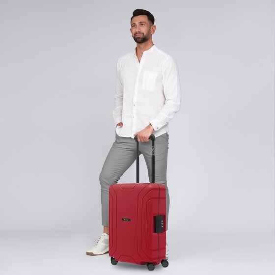 Redolz Essentials 15 4-roll cabin trolley 55 cm with three-point closure