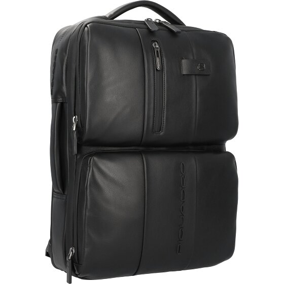 Piquadro Urban backpack leather 44 cm laptop compartment