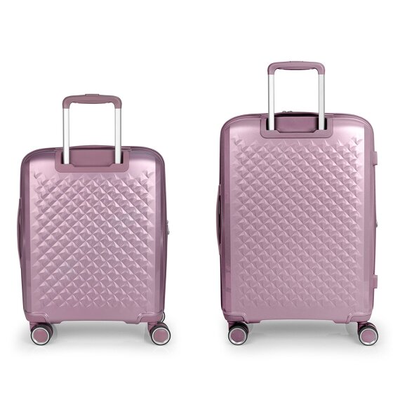 Gabol Queens 4 wheels Suitcase set 2-piece with expansion pleat