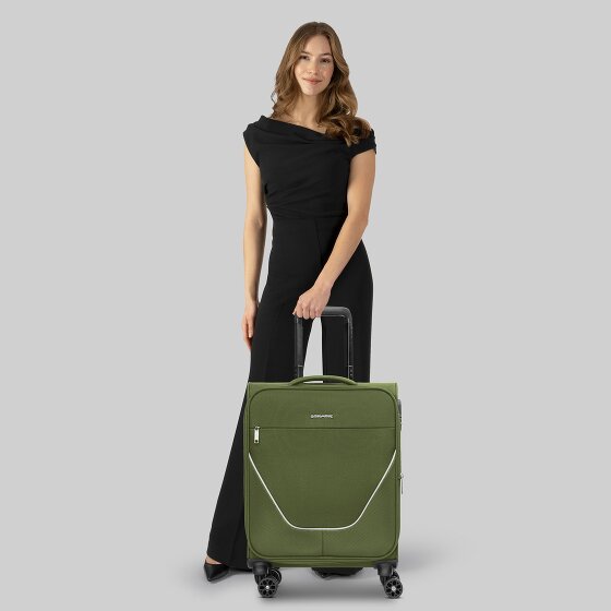 Stratic taska 4 Roll Cabin Trolley S 55 cm with Expanding Pleat
