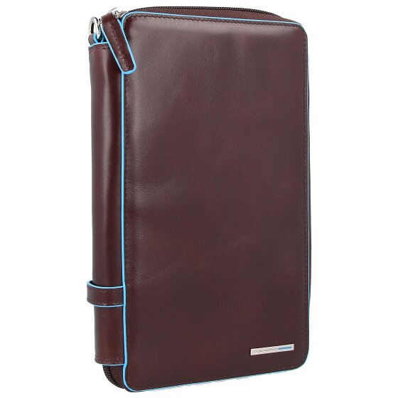 Piquadro Blue Square travel passport case leather 14 cm