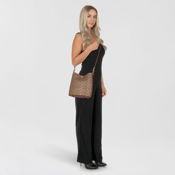 Coach Willow Shoulder Bag Leather 21 cm