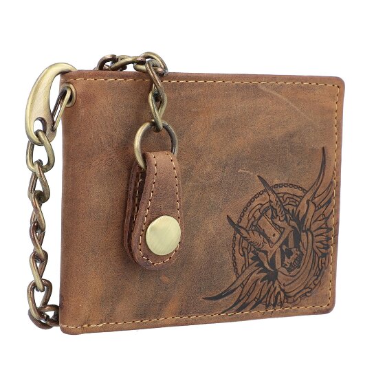 Greenburry Vintage wallet RFID leather 12 cm