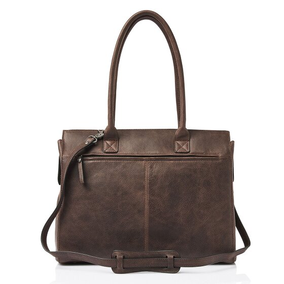 Castelijn & Beerens Carisma shoulder bag RFID leather 38 cm laptop compartment