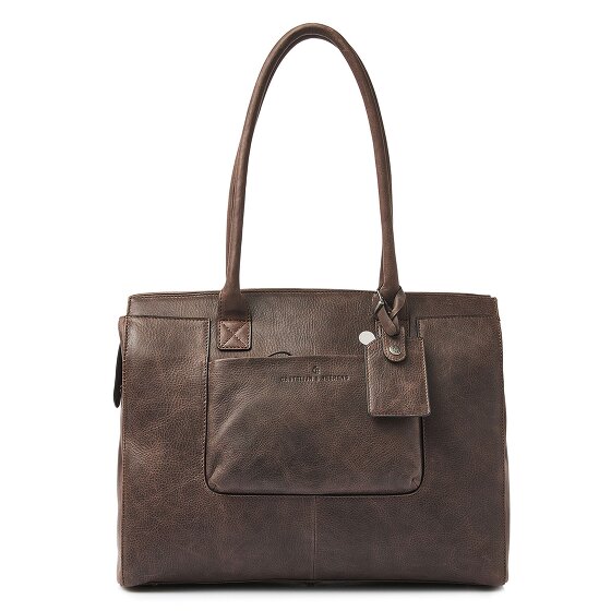 Castelijn & Beerens Carisma shoulder bag RFID leather 38 cm laptop compartment