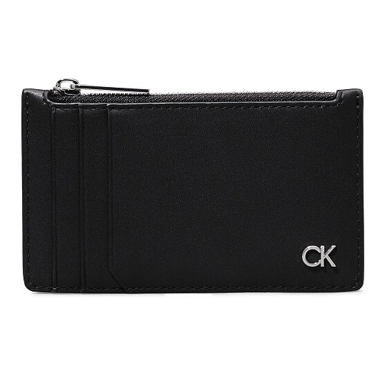 Calvin Klein Metal CK Credit card case Leather 12.5 cm