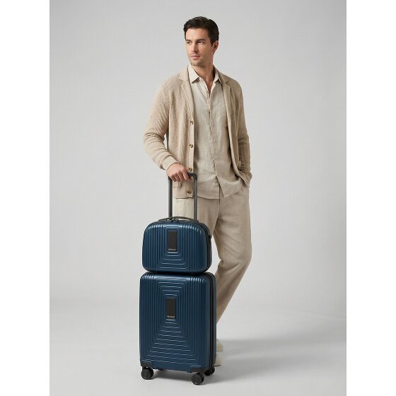 Redolz Essentials 14 suitcase set 2 pcs. cabin trolley with stretch fold & beauty case
