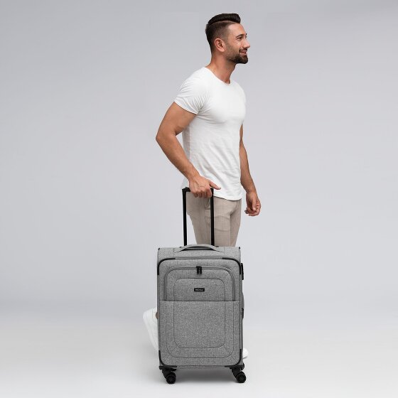 Redolz Essentials 12 MEDIUM 4-wheel Trolley, 67 cm, expandable Gusset