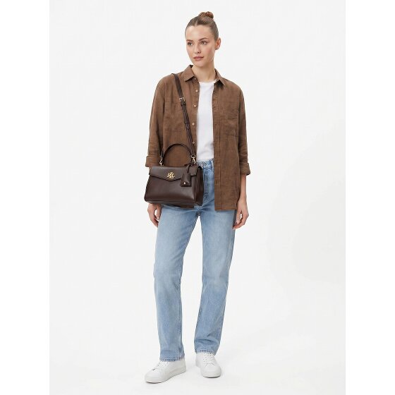 Lauren Ralph Lauren Farrah Shoulder Bag Genuine Leather 23 cm