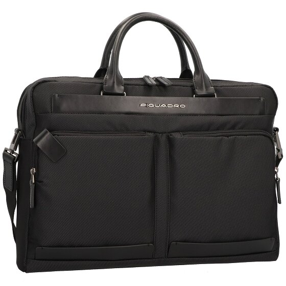 Piquadro Klout briefcase leather 42 cm laptop compartment