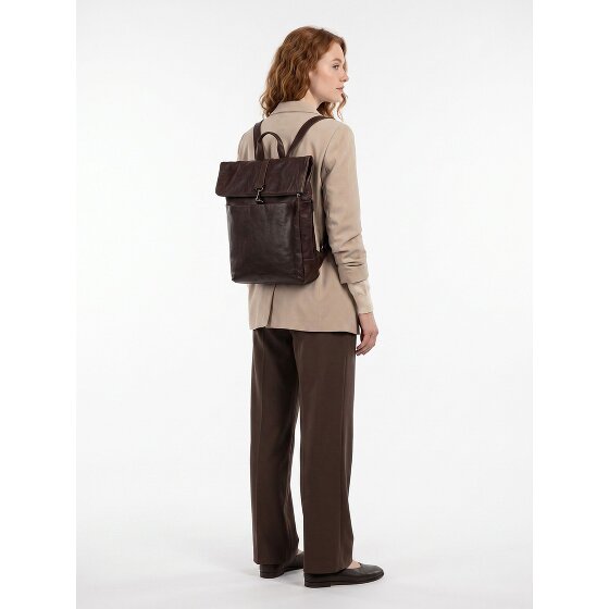 Jost Glasgow Daypack RFID protection Genuine Leather 42 cm Laptop compartment