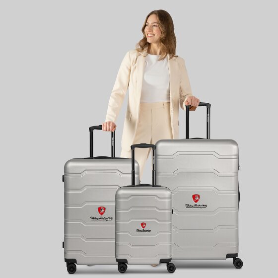 Tonino Lamborghini Bologna 4 wheels Suitcase set 3-piece