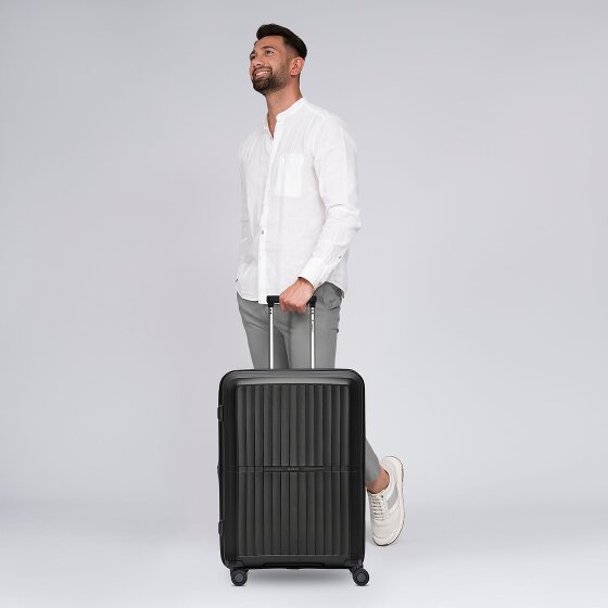 Pactastic Collection 01 4 wheels Trolley M 67 cm with expansion pleat