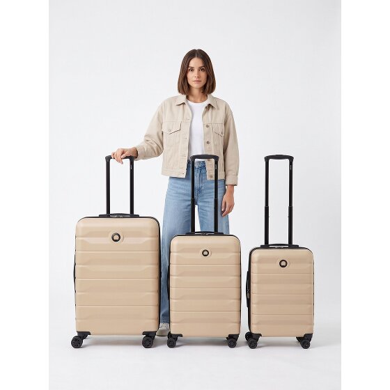Delsey Paris Air Armour 4 wheels Suitcase set 3-piece Expandable