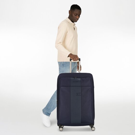 Piquadro Brief 4 wheels Trolley 78 cm with expansion pleat