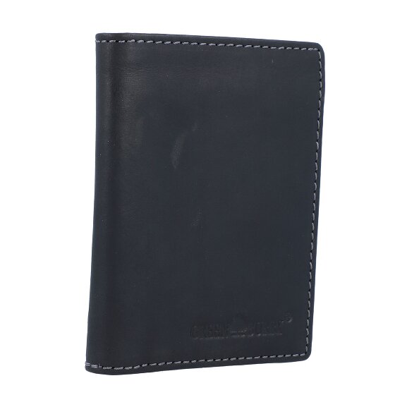 Greenburry Vintage identity card case RFID leather 9 cm