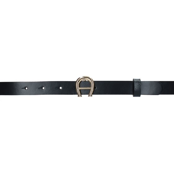 Aigner Logo belt leather