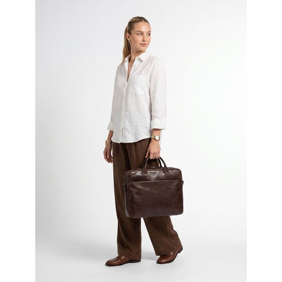 Jost Glasgow Briefcase Genuine Leather 37 cm Laptop compartment