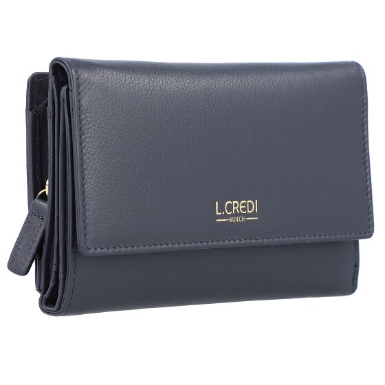 L.Credi Evelyn Wallet RFID protection Genuine Leather 14.5 cm
