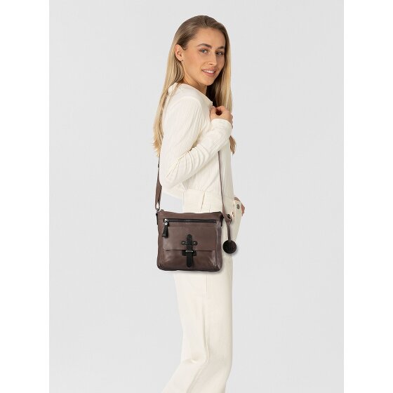 Harbour 2nd Urban Poets Shoulder bag Genuine Leather 22 cm