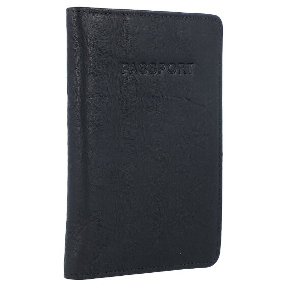Burkely Antique Avery passport case RFID leather 10 cm