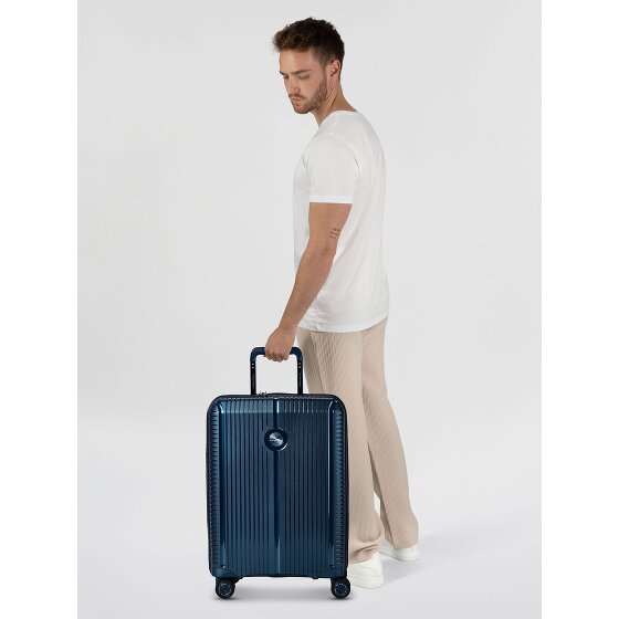 Polestream Paris 4 wheels Cabin trolley 55 cm with expansion pleat