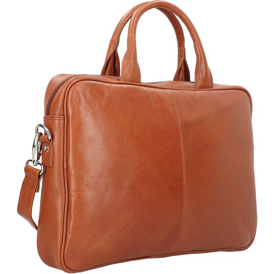 Dermata Briefcase leather 39 cm laptop compartment