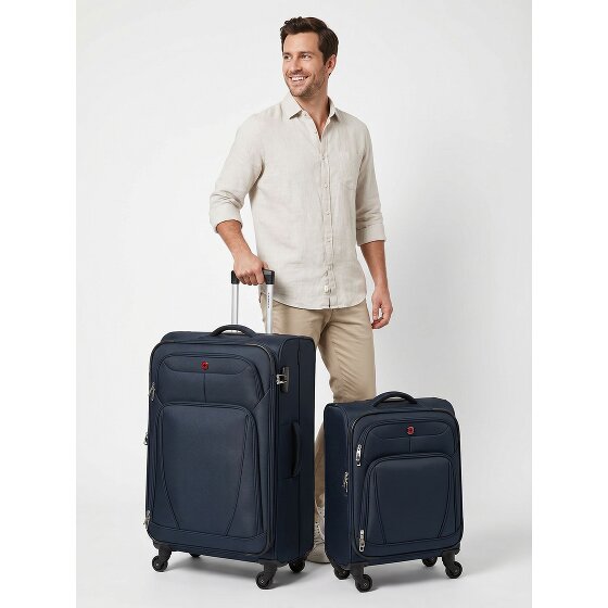 Wenger Beaumont 4-wheel Suitcase Set (S+L) expandable gusset