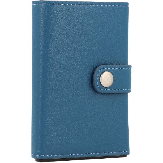 Samsonite Alu Fit credit card case RFID leather 6.5 cm