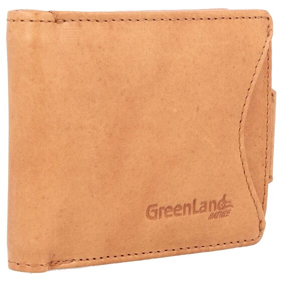 Greenland Nature Wallet RFID protection Genuine Leather 10 cm