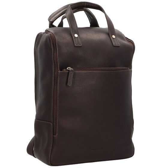 Harold's Campo Business backpack Genuine Leather 45 cm Laptop compartment