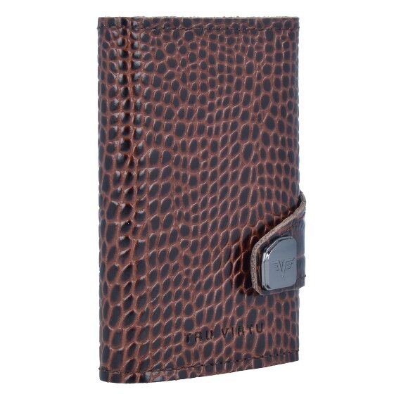 Tru Virtu Click & Slide credit card case wallet RFID leather 6.5 cm
