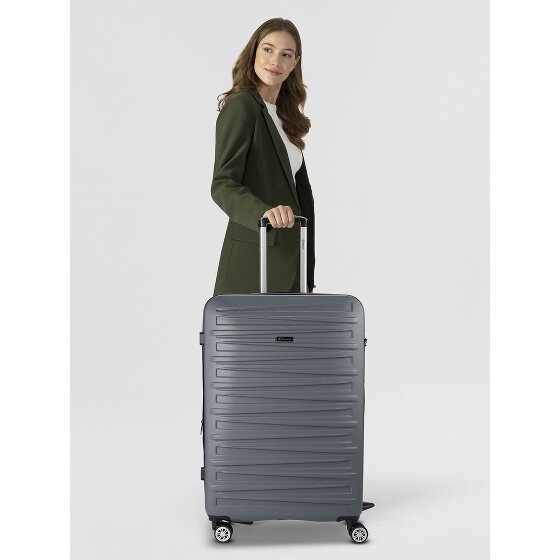 Benzi 5493 4 wheels Trolley L 77 cm with expansion pleat